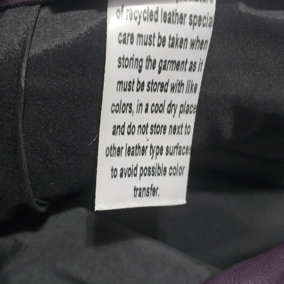 NWOT AGOLDE Recycled Leather Relaxed Boot Cut in Night Shade Size 25 - Picture 11 of 14